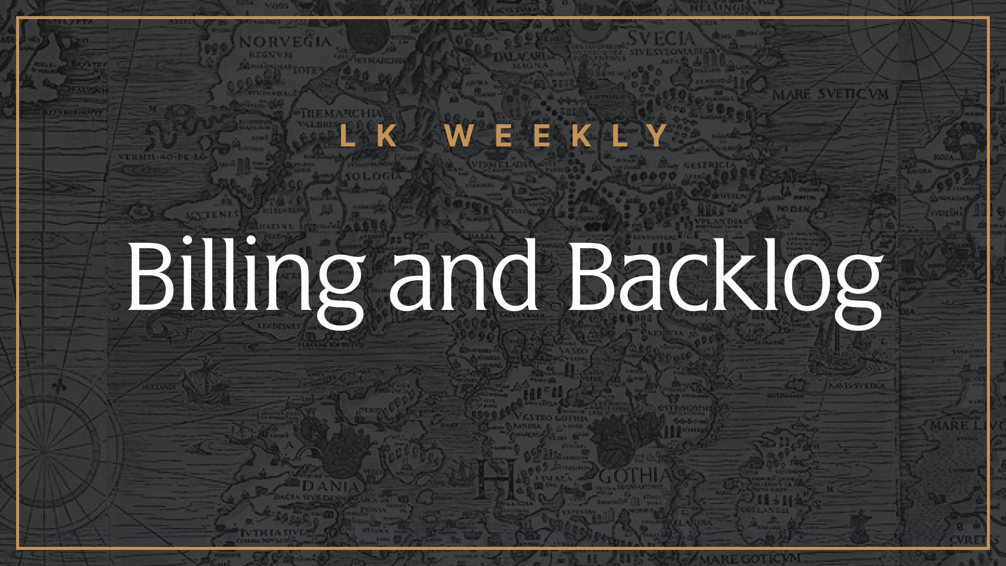 Dev Update: Billing and Backlog