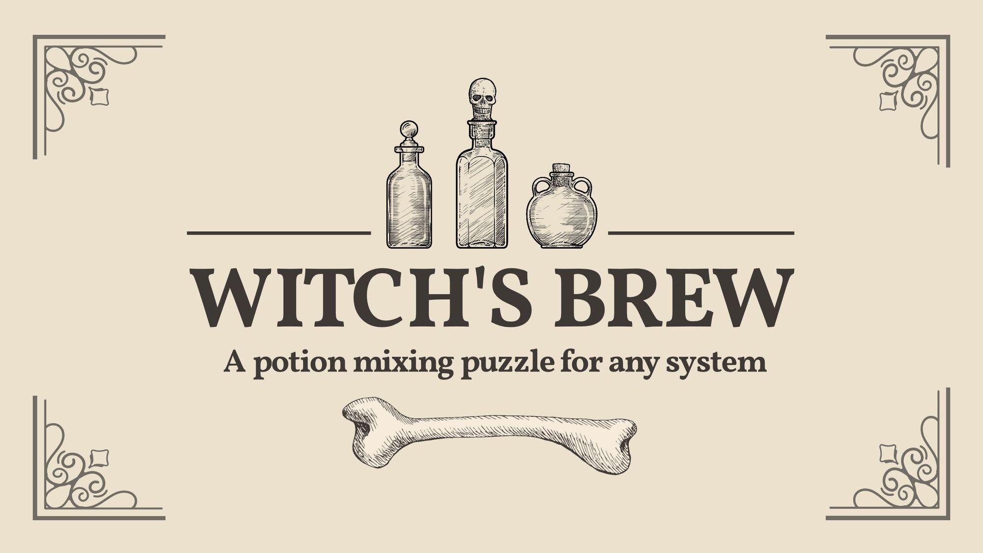 Witch's Brew is a free puzzle encounter for D&D
